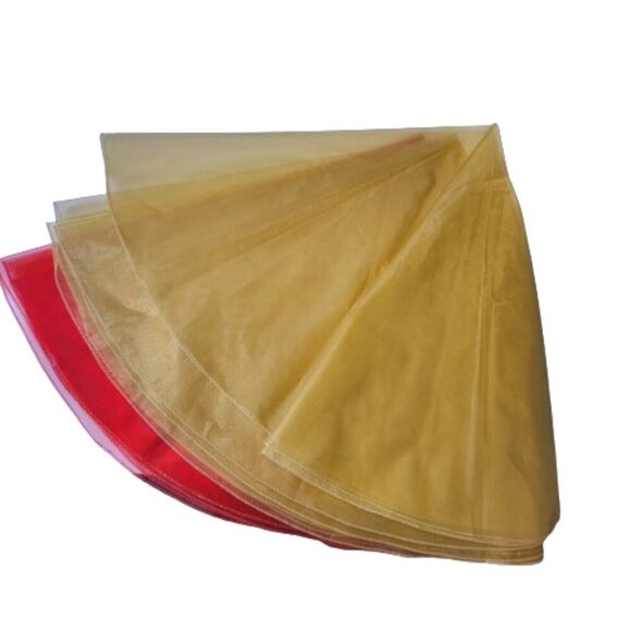 Large Tulle Fabric Organza Circular Decor Wrappers Event Decor - Picture 4 of 7